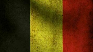 oud belgie vlag golvend video