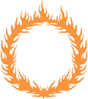 Fiery Ring Burning PNG Illustration