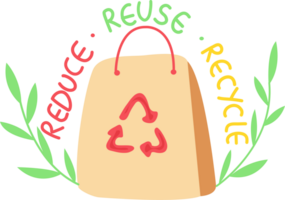 bolsa ecologicamente correta png