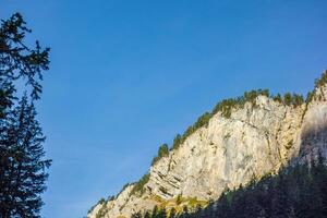 otoño hora en Suiza foto