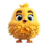 3D Cute Litle Chick ,ai generative png