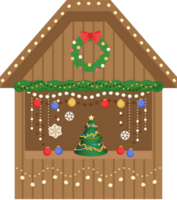 Christmas Market Stalls. Outdoor festival stand. Kiosks. Souvenir kiosk. png