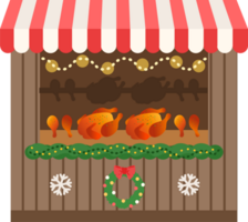 Christmas Market Stalls. Outdoor festival stand. Kiosks. Souvenir kiosk. png