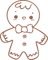 pain d'épice homme contour png