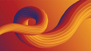 Colorful Abstract fluid wave background design. vector