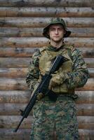 soldier man portrait photo