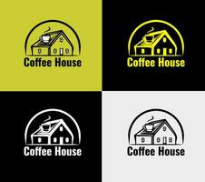 Coffee Company logo, elements color variation abstract icon. Modern logotype, business template. vector