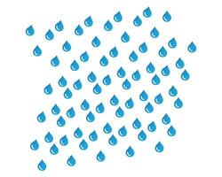 Set of water icon modern style. High quality drop symbols for web site and apps. Simple water icon vector