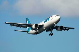 MNG Airlines Airbus A300 TC-MCC cargo plane arrival and landing at Istanbul Ataturk Airport photo