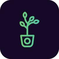 Plant Creative Icon Design vector