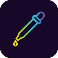 Pipette Creative Icon Design vector