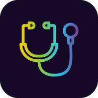 Stethoscope Creative Icon Design vector