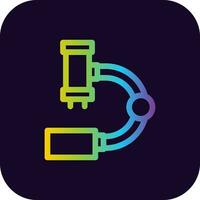 Microscope Creative Icon Design vector