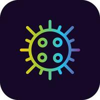 Virus Creative Icon Design vector