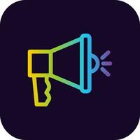 Announce Creative Icon Design vector