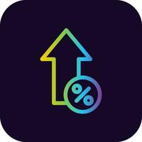 Increase Creative Icon Design vector