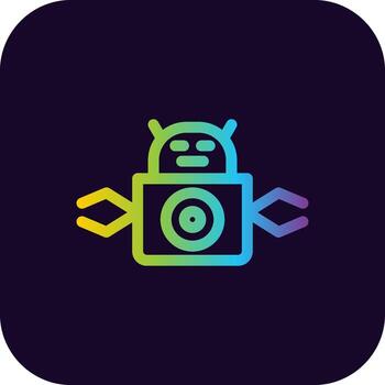 Robot Creative Icon Design vector