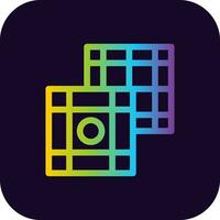 Tiles Creative Icon Design vector