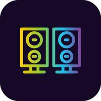 Speakers Creative Icon Design vector