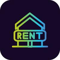 Rent Creative Icon Design vector