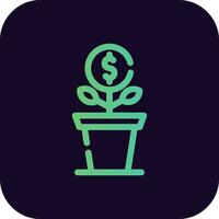 Profit Creative Icon Design vector