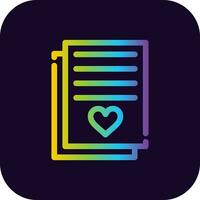 Love Letter Creative Icon Design vector