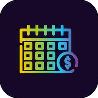 Calendar Creative Icon Design vector