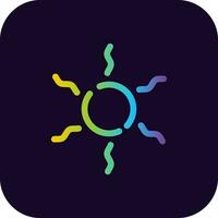 Sun Creative Icon Design vector