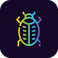 Bug Creative Icon Design vector