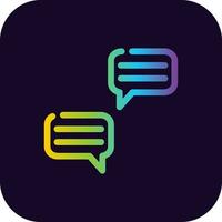 Chat Creative Icon Design vector