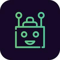 Chatbot Creative Icon Design vector
