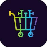 Cart Creative Icon Design vector