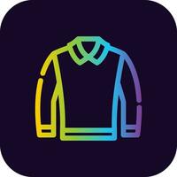 diseño de icono creativo de chaqueta vector