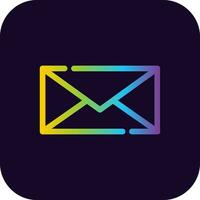 Email Creative Icon Design vector