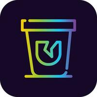 Trash Creative Icon Design vector