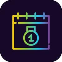 Calendar Creative Icon Design vector