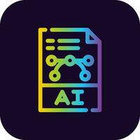 Ai File Creative Icon Design vector