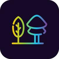 Trees Creative Icon Design vector