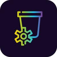 Waste Creative Icon Design vector