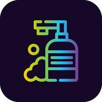 Shampoo Creative Icon Design vector