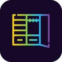 Closet Creative Icon Design vector