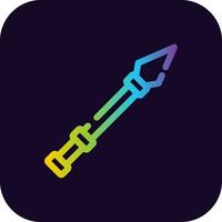 Spear Creative Icon Design vector