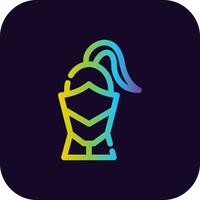 Helmet Creative Icon Design vector