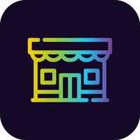 Store Creative Icon Design vector