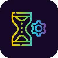 diseño de icono creativo de tiempo vector