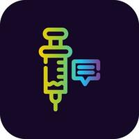 Syringe Creative Icon Design vector