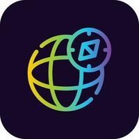 Navigation Creative Icon Design vector