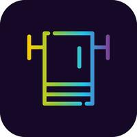 Towel Creative Icon Design vector