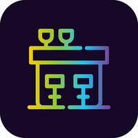 Bar Creative Icon Design vector