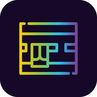 Kaaba Creative Icon Design vector